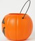Halloween Pumpkin Jack O' Lantern Candy Bucket (Orange) - 8"L x 8"W x 7"H